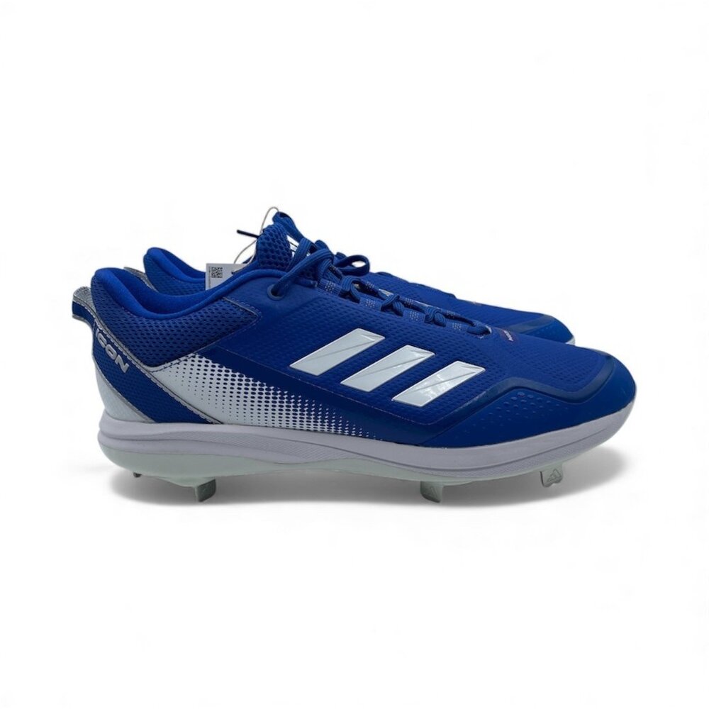 Adidas Icon 7 Metal Baseball Cleats Royal Blue White FZ1556 Mens Size 13.5 NWT